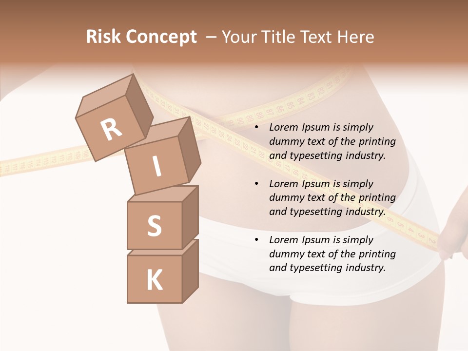 Figure Belly Woman PowerPoint Template