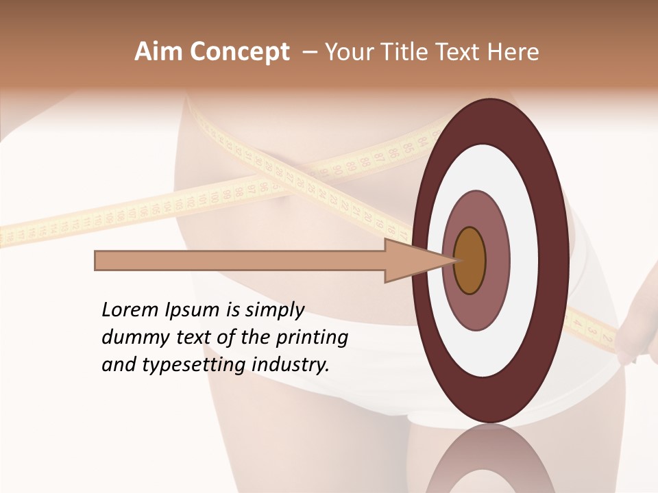 Figure Belly Woman PowerPoint Template