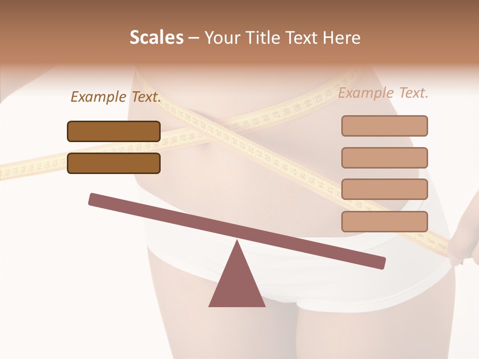 Figure Belly Woman PowerPoint Template