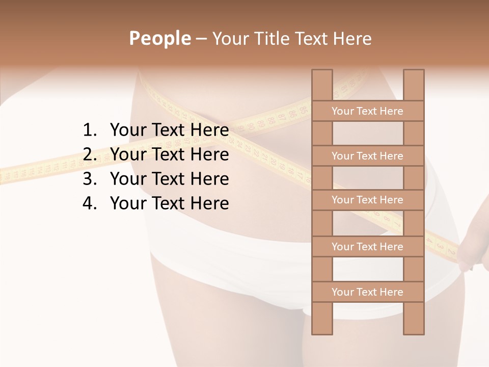 Figure Belly Woman PowerPoint Template
