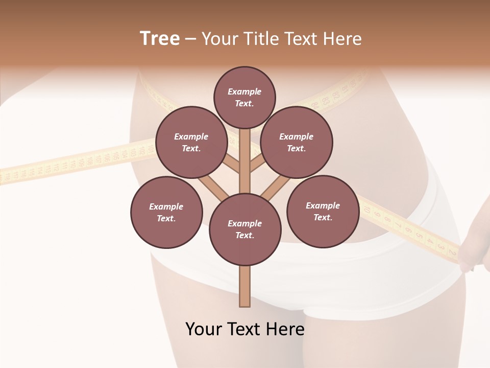 Figure Belly Woman PowerPoint Template