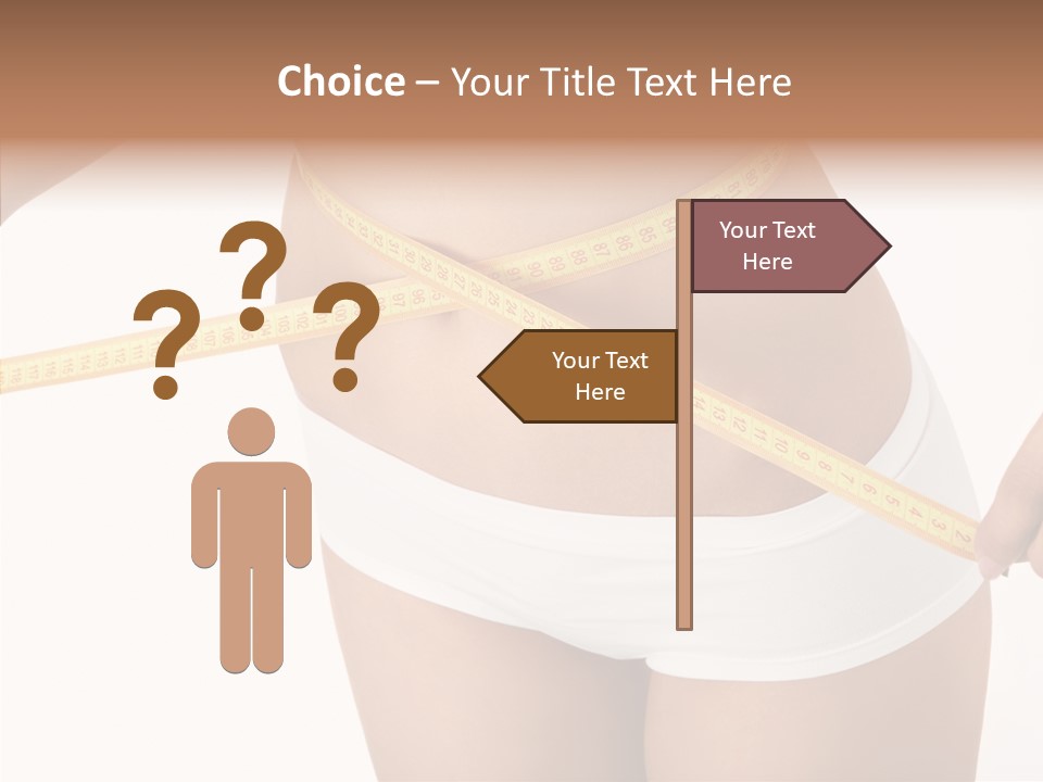 Figure Belly Woman PowerPoint Template