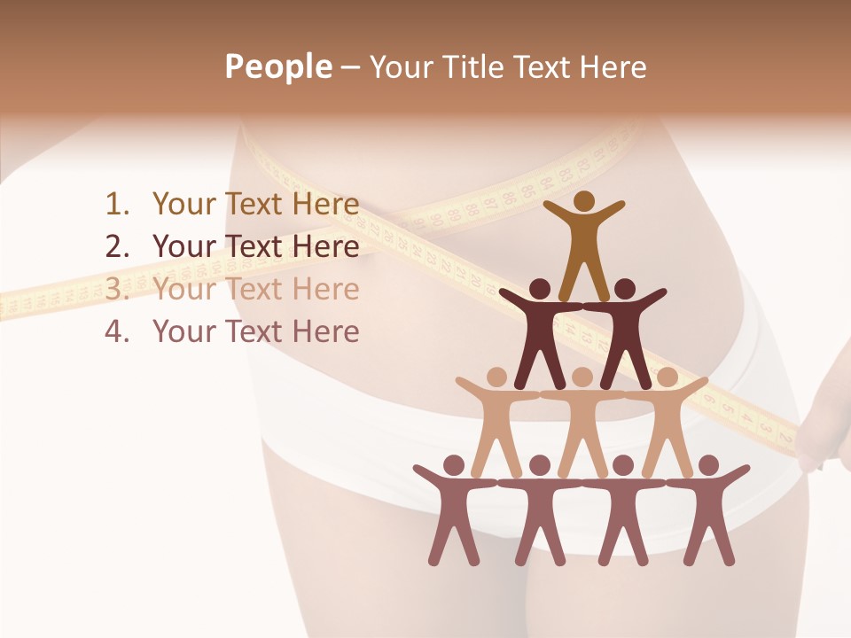 Figure Belly Woman PowerPoint Template