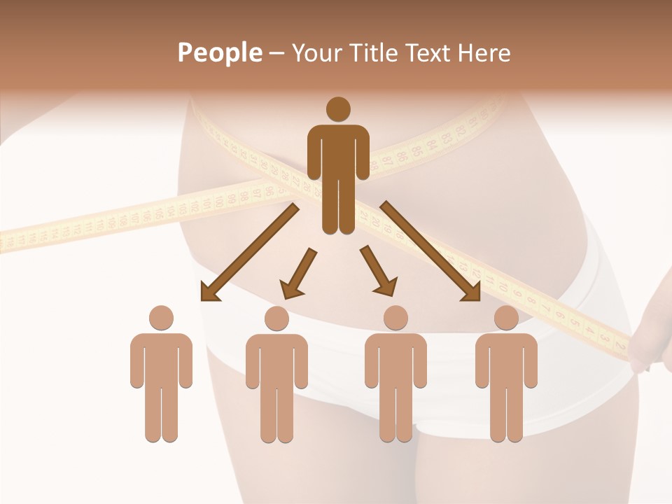 Figure Belly Woman PowerPoint Template