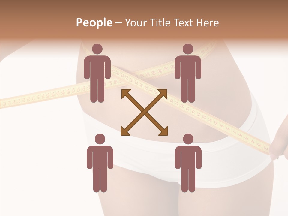 Figure Belly Woman PowerPoint Template