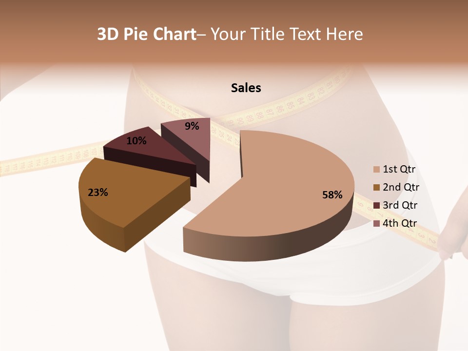 Figure Belly Woman PowerPoint Template