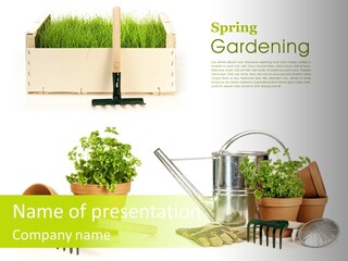 Garden Maintenance PowerPoint Template