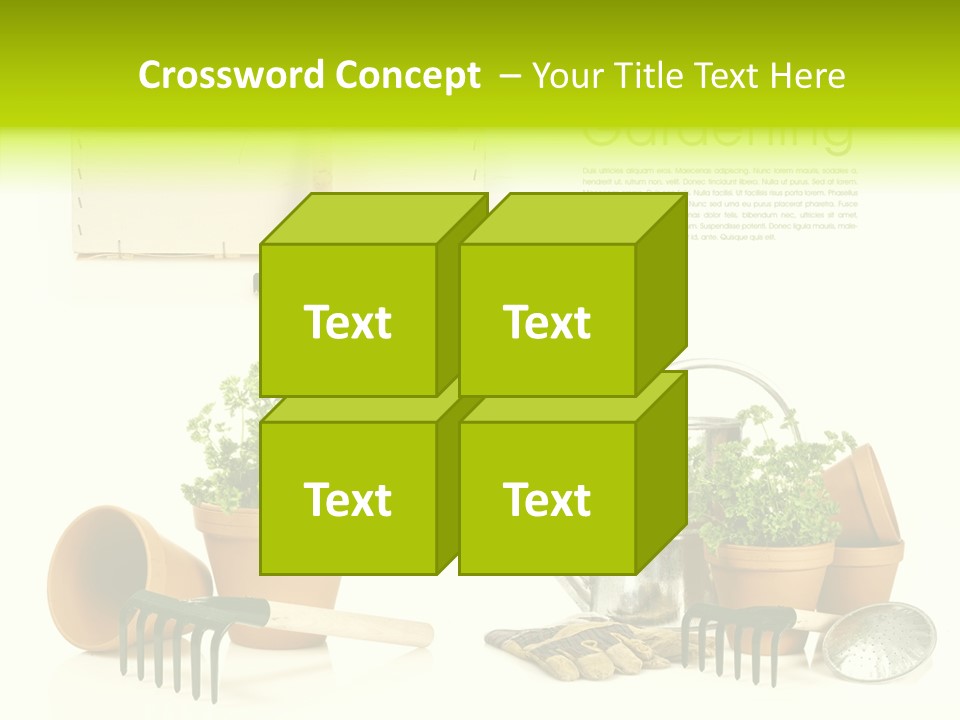 Garden Maintenance PowerPoint Template