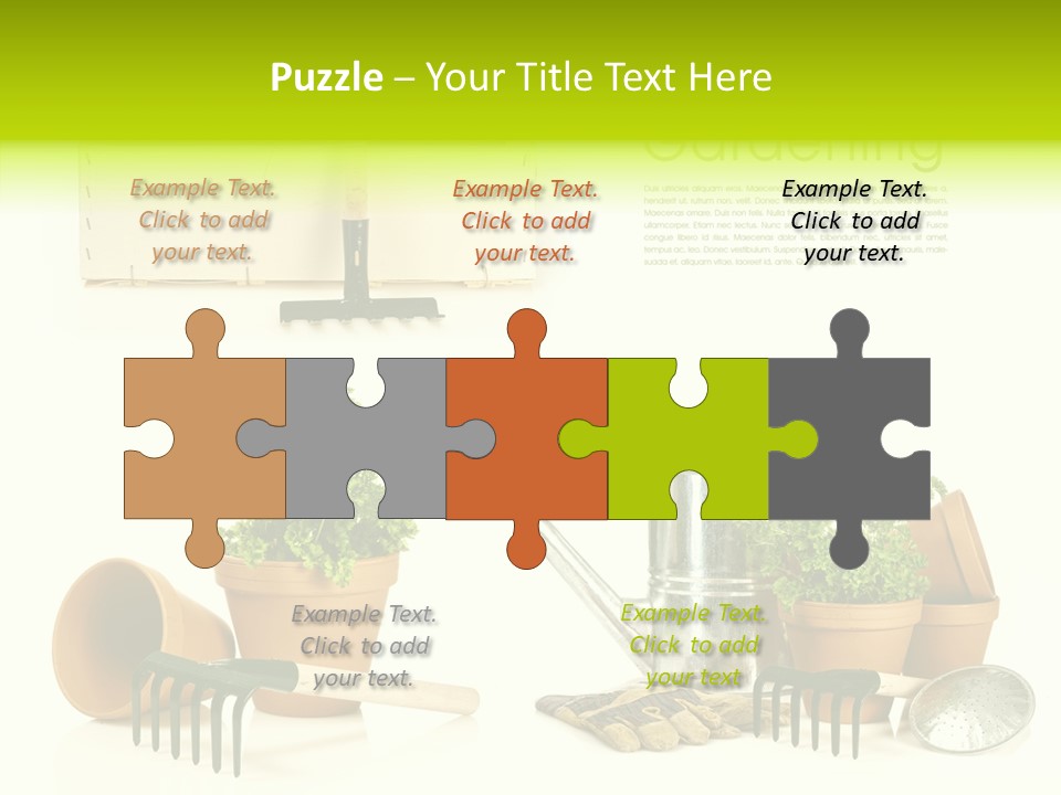 Garden Maintenance PowerPoint Template