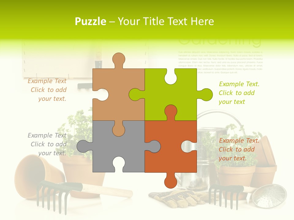 Garden Maintenance PowerPoint Template