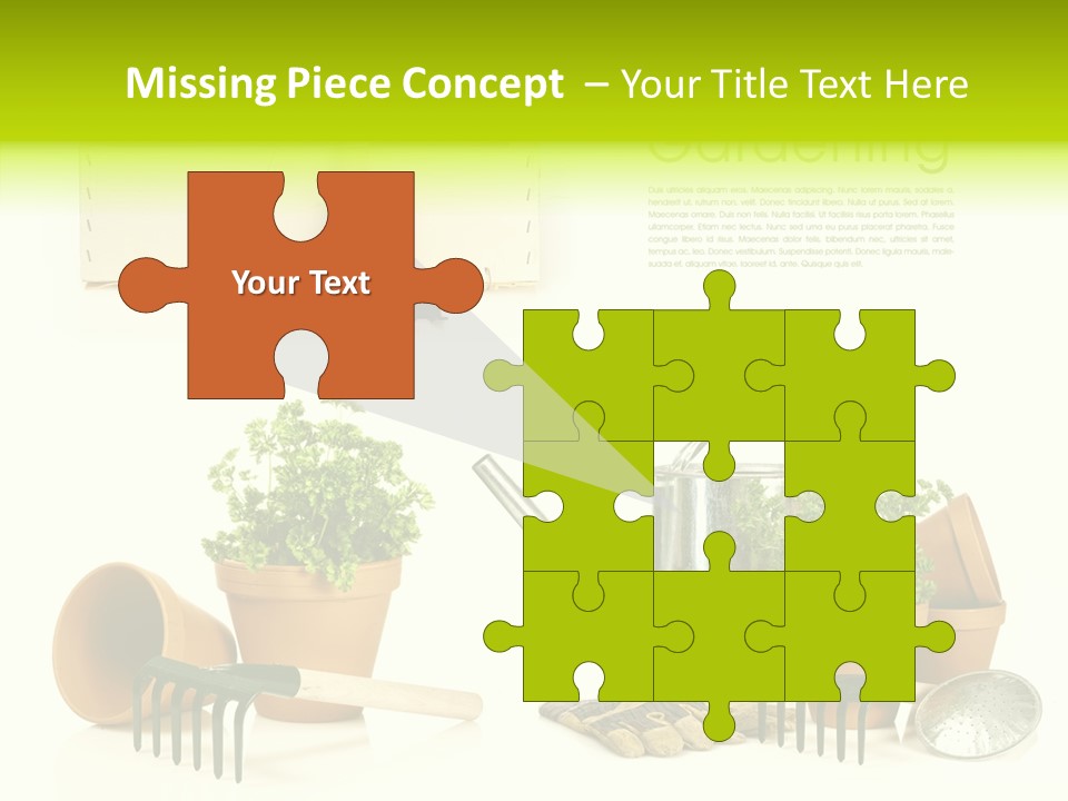 Garden Maintenance PowerPoint Template