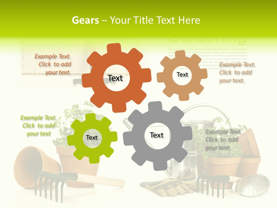 Garden Maintenance PowerPoint Template