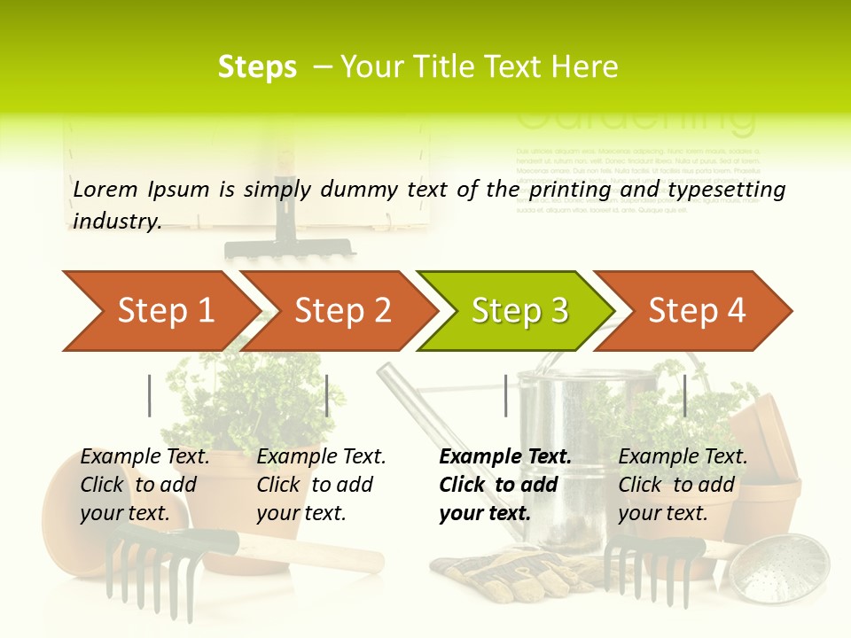 Garden Maintenance PowerPoint Template