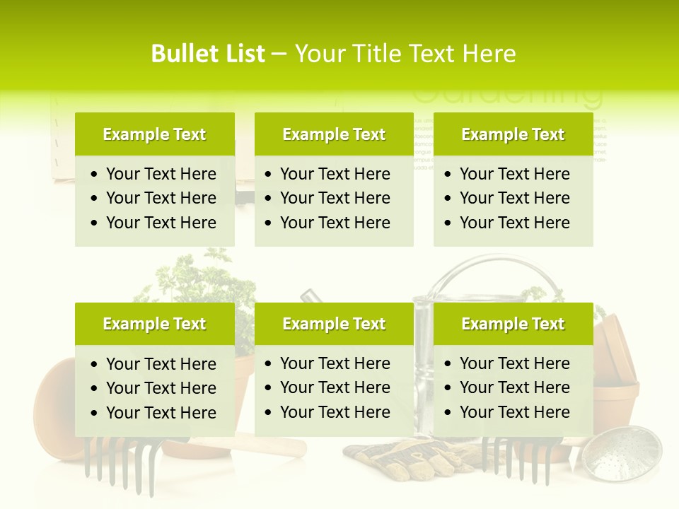 Garden Maintenance PowerPoint Template