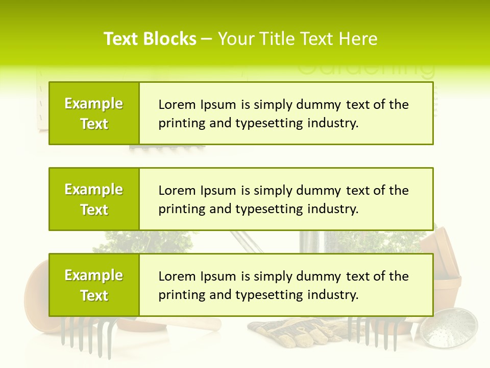 Garden Maintenance PowerPoint Template