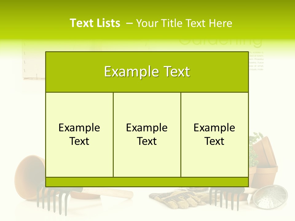 Garden Maintenance PowerPoint Template