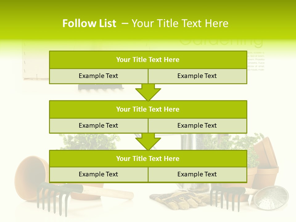Garden Maintenance PowerPoint Template