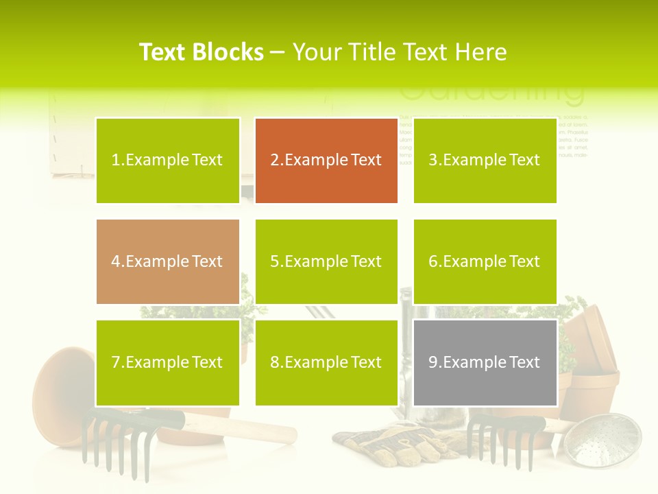 Garden Maintenance PowerPoint Template