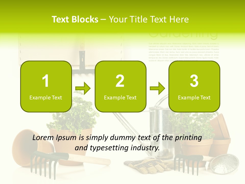 Garden Maintenance PowerPoint Template
