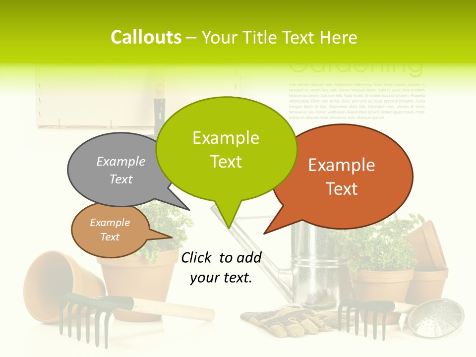 Garden Maintenance PowerPoint Template