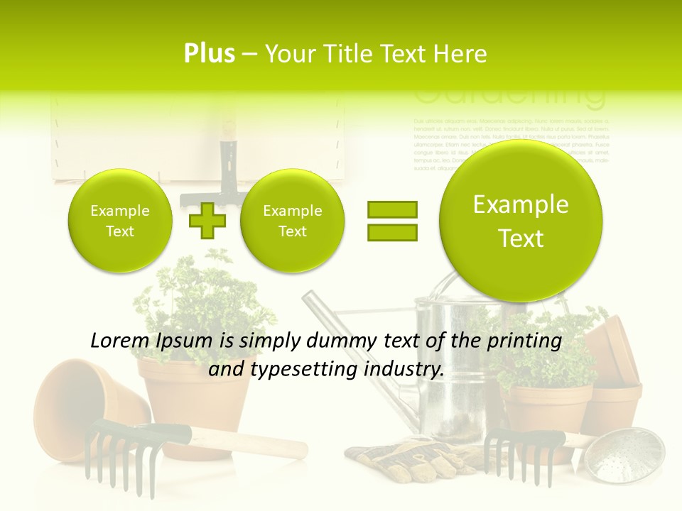 Garden Maintenance PowerPoint Template