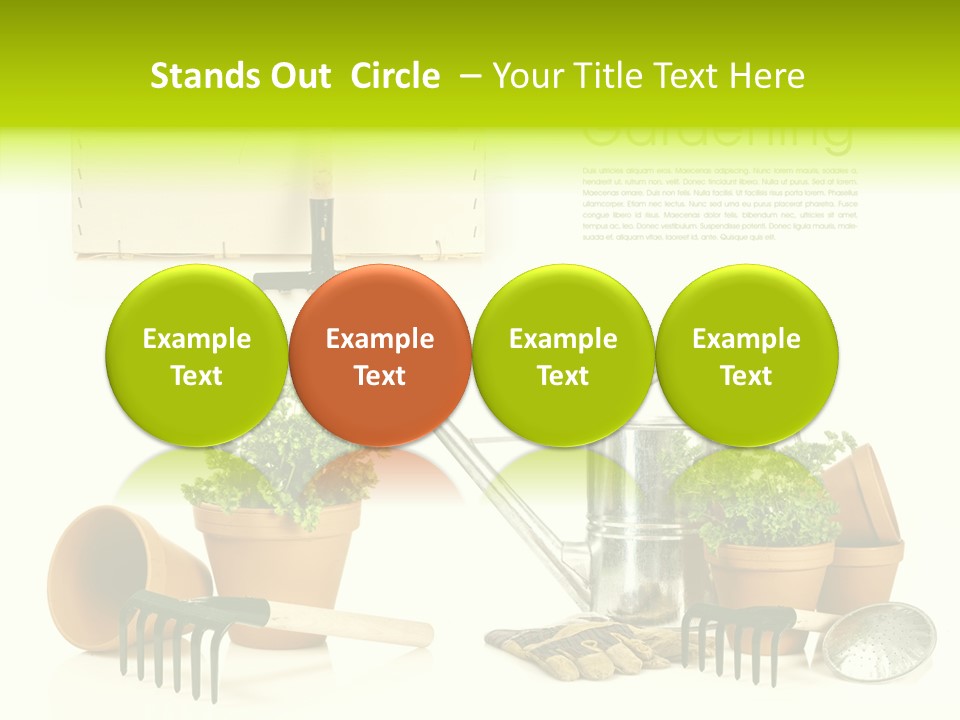 Garden Maintenance PowerPoint Template