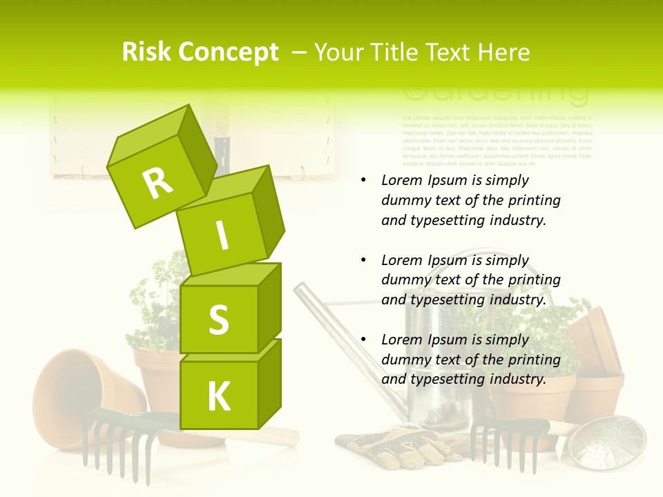 Garden Maintenance PowerPoint Template