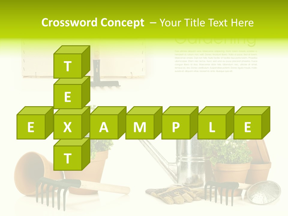Garden Maintenance PowerPoint Template