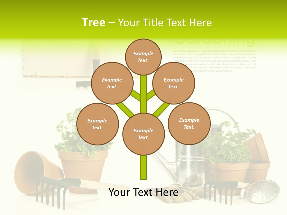 Garden Maintenance PowerPoint Template