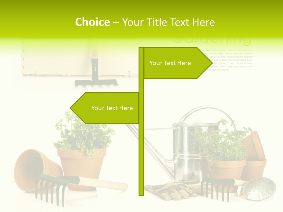 Garden Maintenance PowerPoint Template