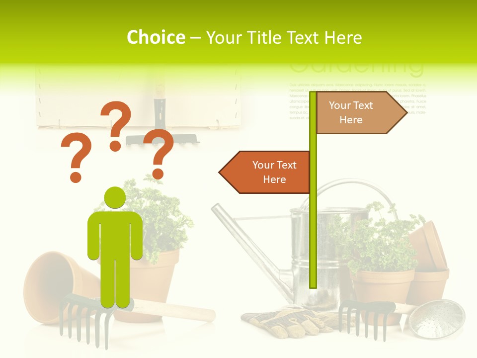 Garden Maintenance PowerPoint Template