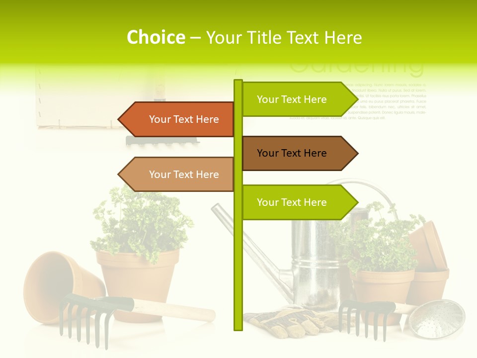 Garden Maintenance PowerPoint Template