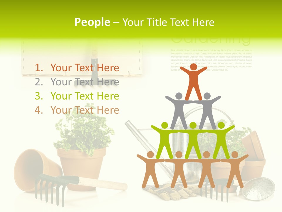 Garden Maintenance PowerPoint Template