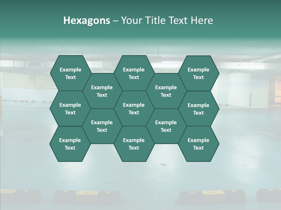 Garage Wall Tunnel PowerPoint Template