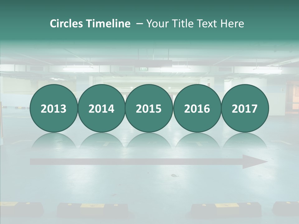 Garage Wall Tunnel PowerPoint Template