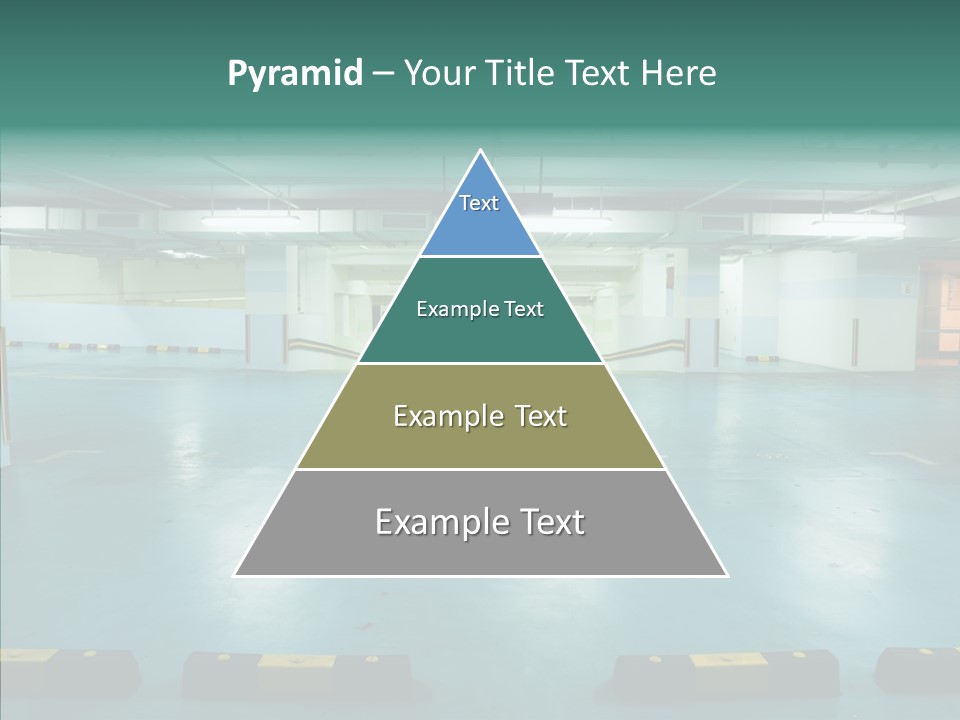 Garage Wall Tunnel PowerPoint Template