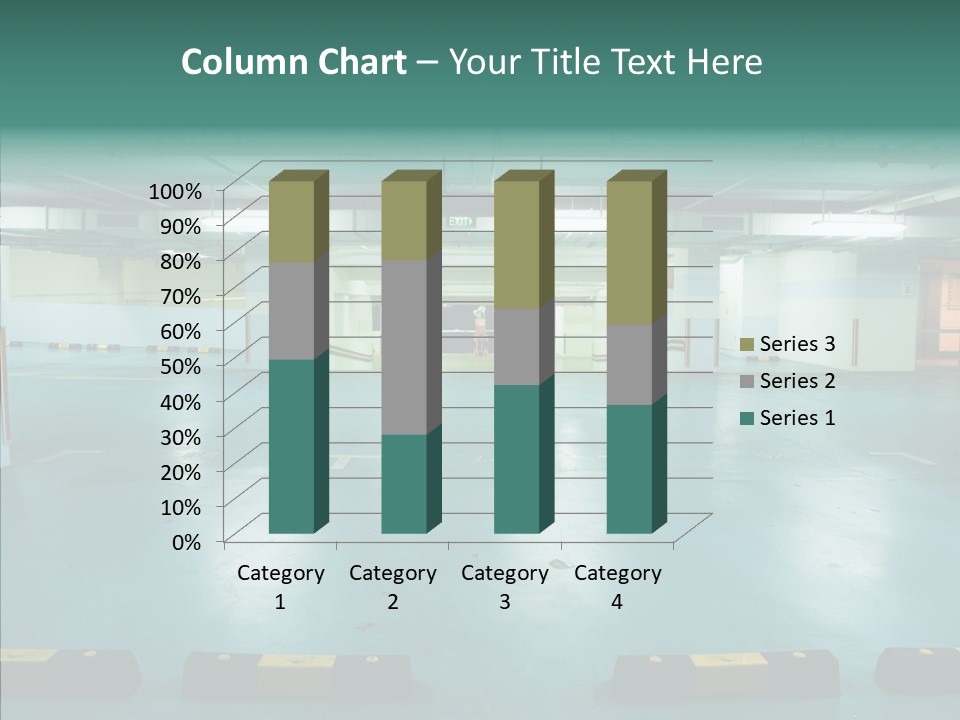 Garage Wall Tunnel PowerPoint Template