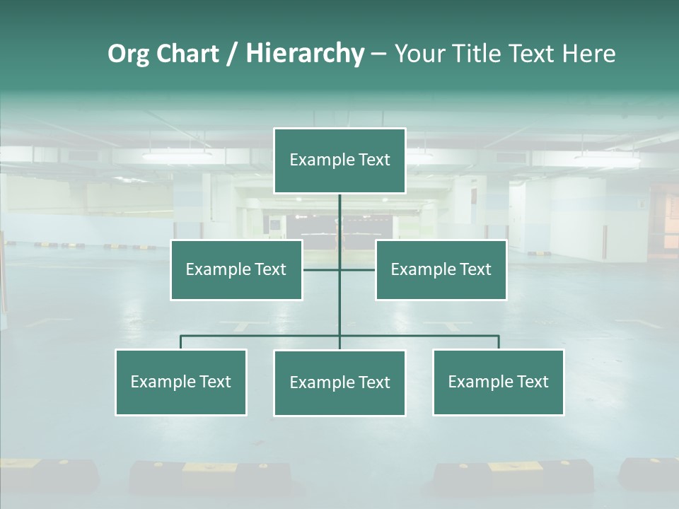 Garage Wall Tunnel PowerPoint Template