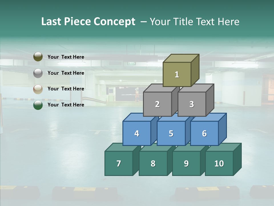 Garage Wall Tunnel PowerPoint Template