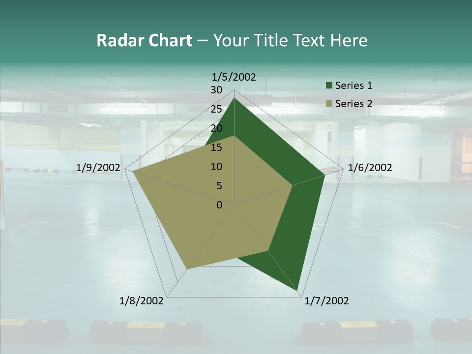 Garage Wall Tunnel PowerPoint Template