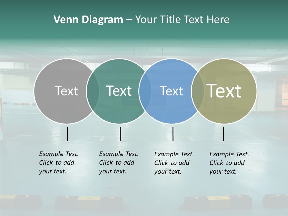 Garage Wall Tunnel PowerPoint Template