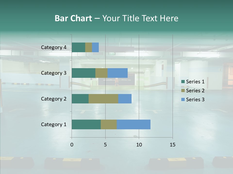 Garage Wall Tunnel PowerPoint Template