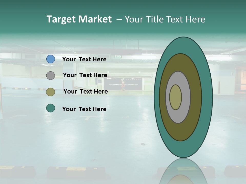 Garage Wall Tunnel PowerPoint Template