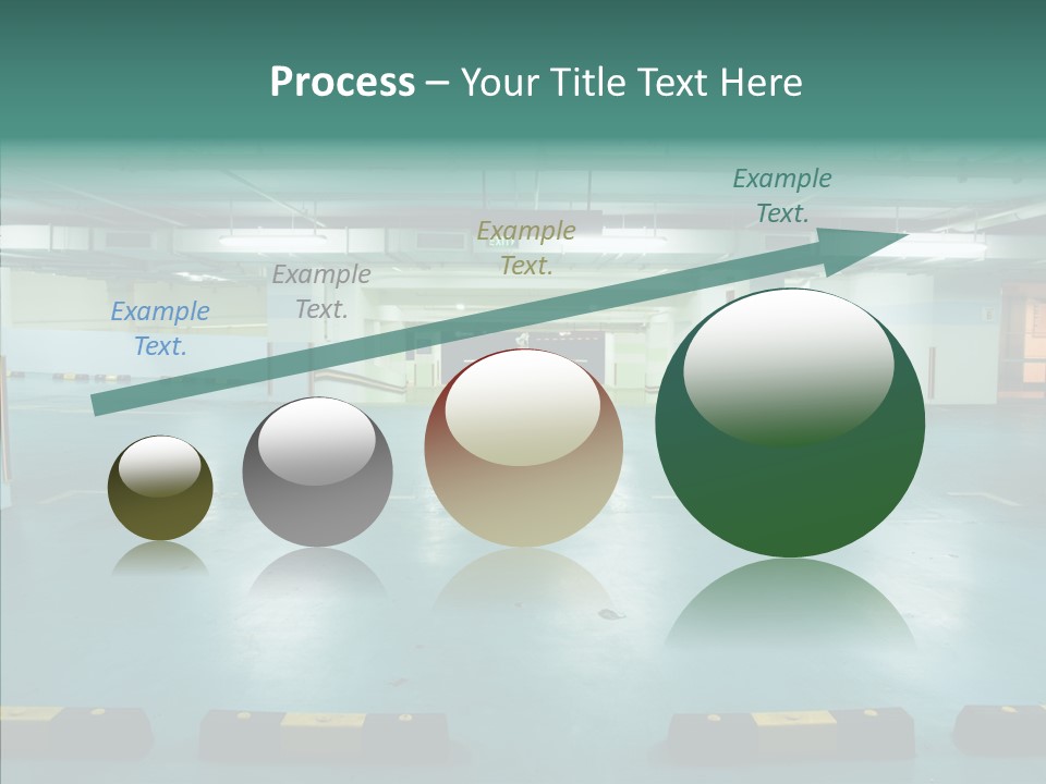 Garage Wall Tunnel PowerPoint Template