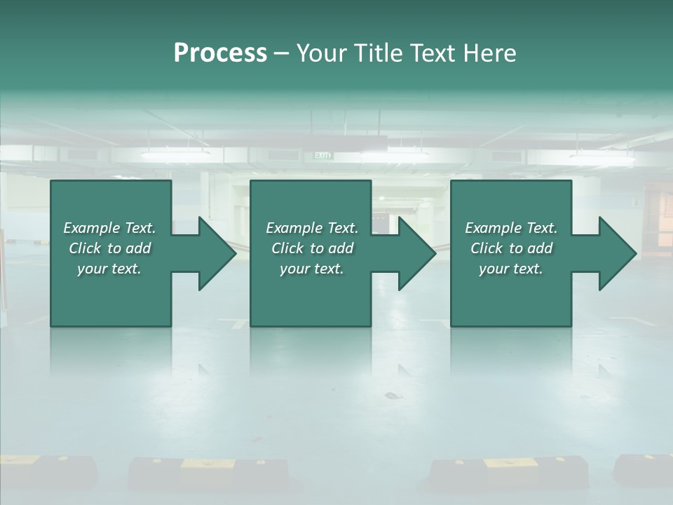 Garage Wall Tunnel PowerPoint Template