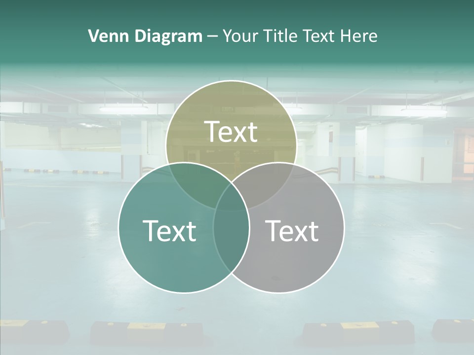 Garage Wall Tunnel PowerPoint Template