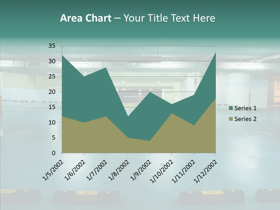 Garage Wall Tunnel PowerPoint Template