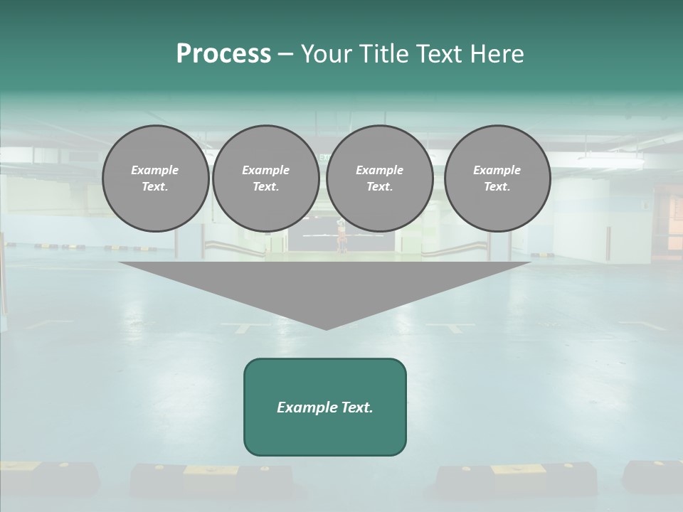 Garage Wall Tunnel PowerPoint Template