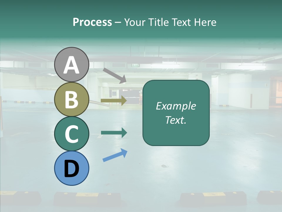 Garage Wall Tunnel PowerPoint Template