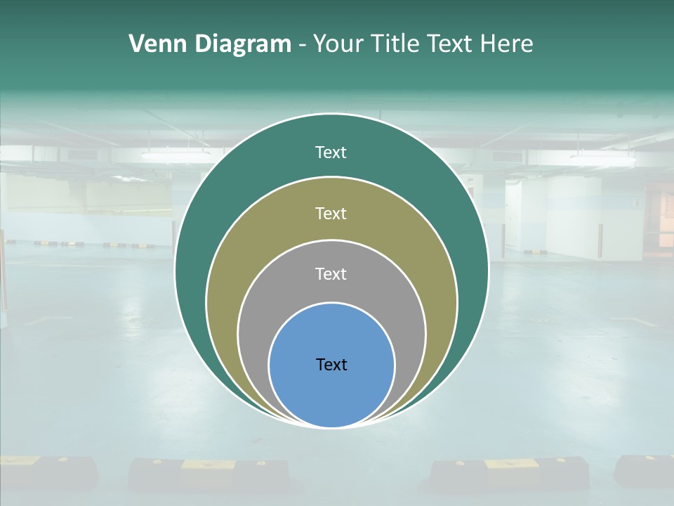 Garage Wall Tunnel PowerPoint Template